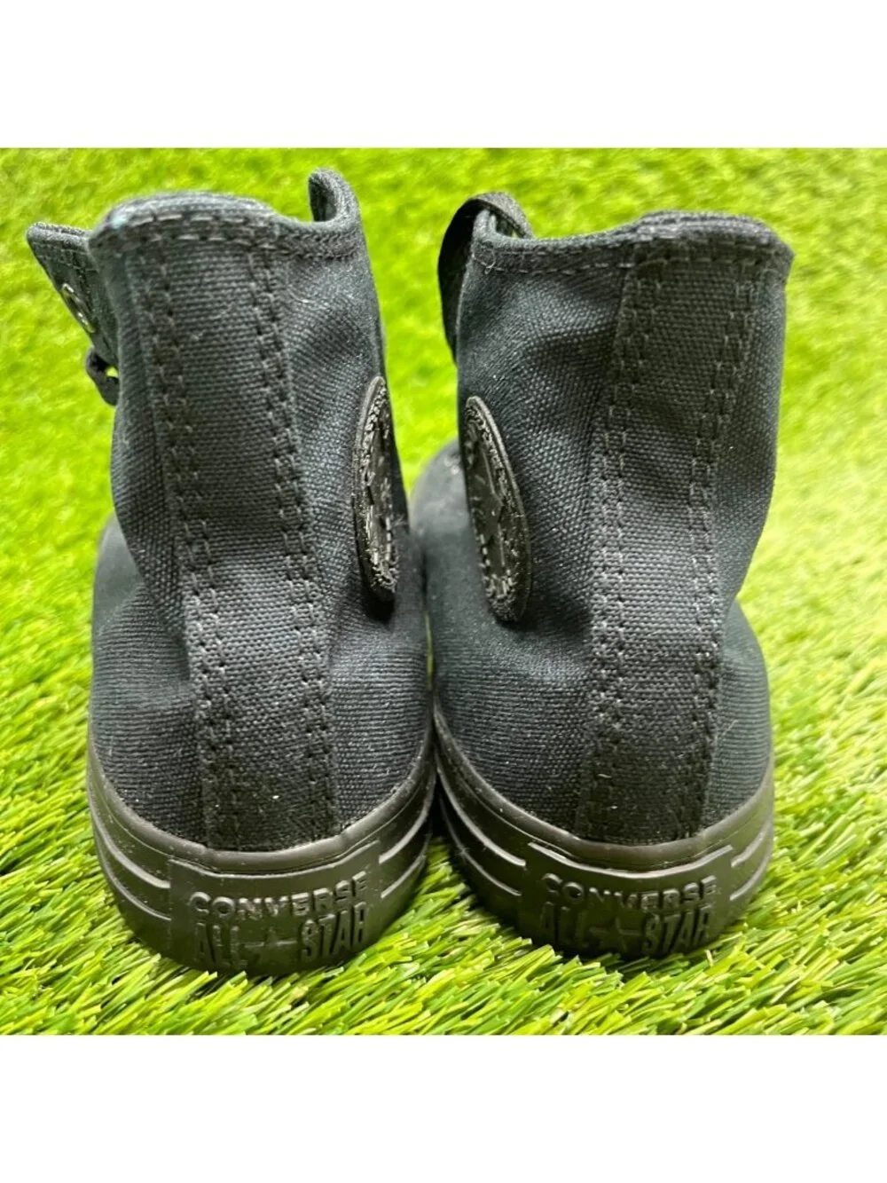 Converse Chuck Taylor All Star Hi GS Boys Size 1Y Black Athletic Shoes Sneakers
